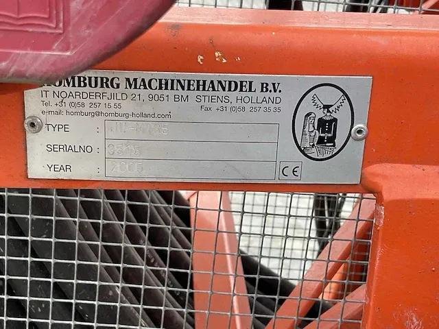 2005 homburg ju-m135 drainagereiniger - afbeelding 8 van  16
