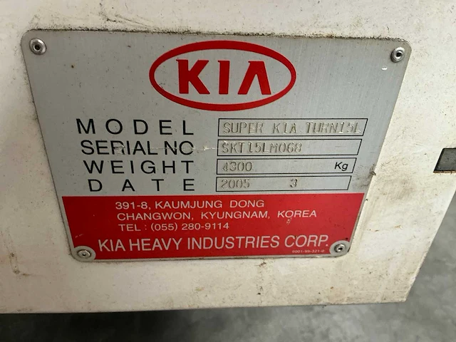 2005 hyundaix kia super kiaturn 15lm cnc draaibank - afbeelding 9 van  30