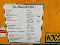 2005 iteco it6080 hoogwerker - afbeelding 11 van  21
