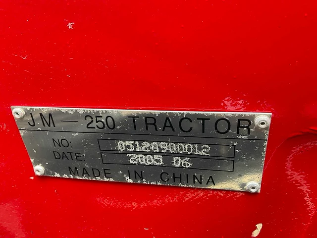 2005 jinma 250 compacttractor - afbeelding 22 van  29