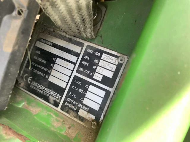2005 john deere 1905 zitmaaier - afbeelding 8 van  23