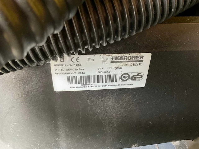 2005 kärcher bd 40/25 c vloerreiniger - afbeelding 2 van  10