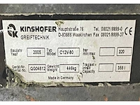 2005 kinshofer c12v-80 grijper - afbeelding 4 van  13