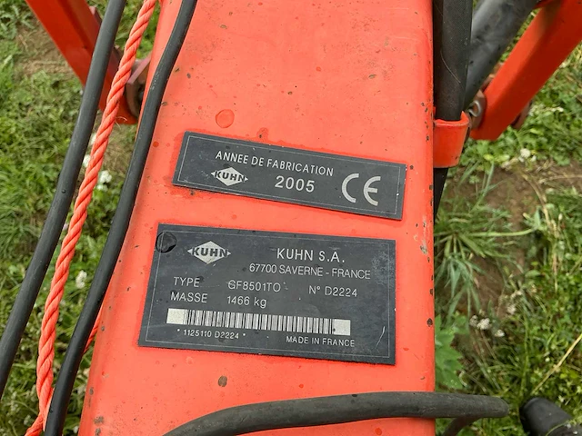 2005 kuhn gf 8501 t0 digidrive - afbeelding 7 van  15