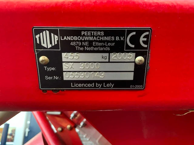 2005 lely sx 3000 kunstmeststrooier - afbeelding 17 van  17