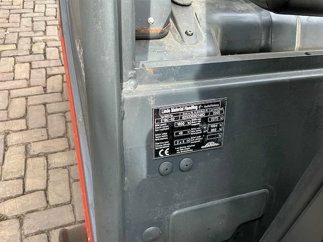 2005 linde e18 vorkheftruck - afbeelding 14 van  15