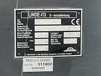 2005 linde e30 /03 / 600 heftruck - afbeelding 7 van  22