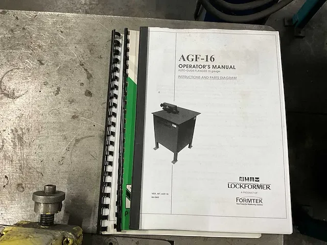 2005 lockformer agf-16 auto guide flanger - afbeelding 7 van  8