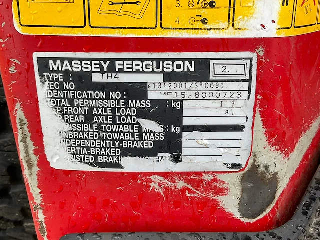 2005 massey ferguson 1528 smalspoor- en compacttractor - afbeelding 14 van  21