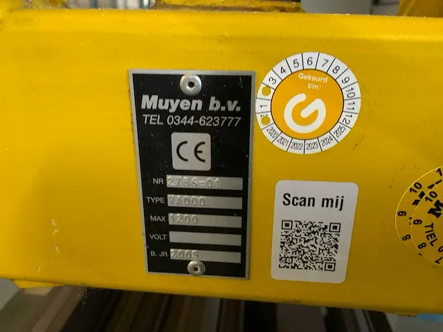2005 muyen va000 laadbok hijsklem - afbeelding 5 van  5