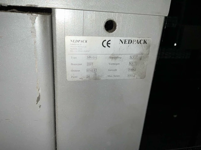 2005 nedpack - mn-da - palletiser - afbeelding 17 van  24