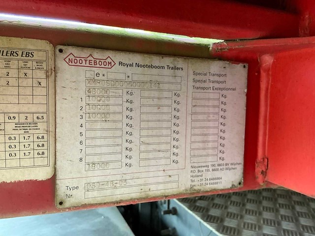 2005 nooteboom e 3000/780 h dieplader - afbeelding 18 van  25
