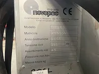 2005 novopac anl 150 glas inpakmachine en folie snijmachine - afbeelding 2 van  36