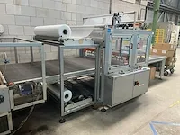2005 novopac anl 150 glas inpakmachine en folie snijmachine - afbeelding 1 van  36