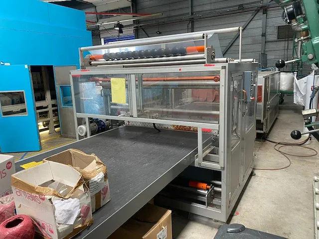 2005 novopac anl 150 glas inpakmachine en folie snijmachine - afbeelding 12 van  36