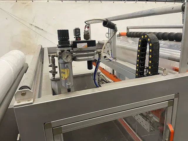 2005 novopac anl 150 glas inpakmachine en folie snijmachine - afbeelding 26 van  36