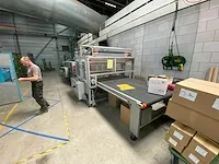 2005 novopac anl 150 glas inpakmachine en folie snijmachine - afbeelding 32 van  36