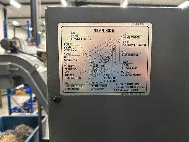 2005 okuma lb300-mc cnc draaibank - afbeelding 10 van  12