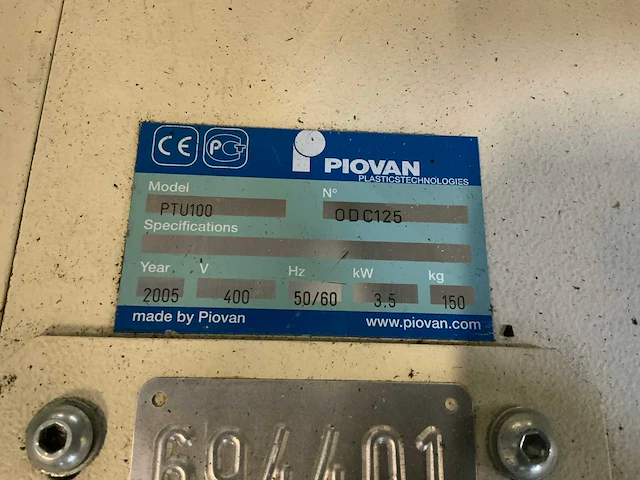 2005 piovan dp623 granulaat drooginstallatie - afbeelding 5 van  13