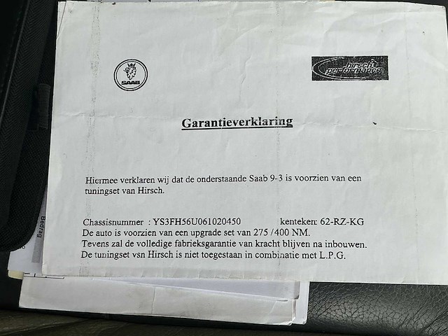 2005 saab 9-3 sport estate personenauto 2.8 v6 turbo hirsch 62-rz-kg - afbeelding 59 van  59