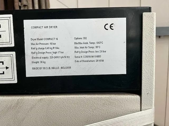 2005 shamal zt1501sd luchtcompressor - afbeelding 13 van  14