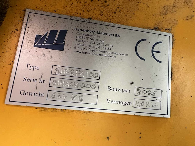 2005 sherpa 100 mini lader - afbeelding 15 van  22