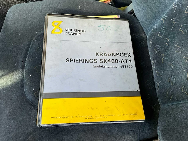 2005 spierings sk488-at4 mobiele torenkraan - afbeelding 29 van  36