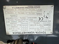 2005 toyota 7fbef16 vorkheftruck - afbeelding 11 van  23