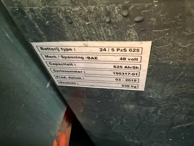 2005 toyota 7fbef16 vorkheftruck - afbeelding 13 van  23