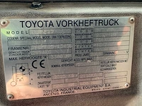 2005 toyota 7fbmf25 vorkheftruck - afbeelding 8 van  8