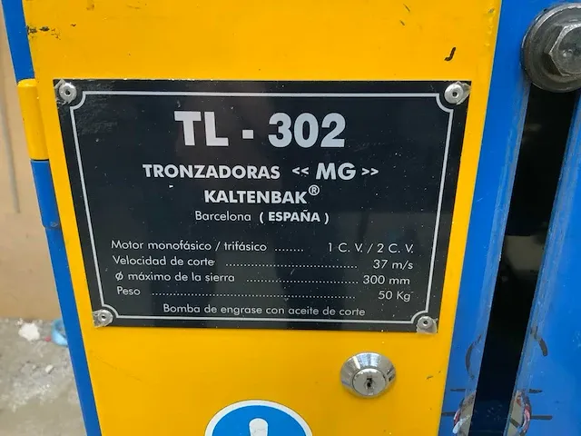 2005 tronzadoras tl 302 m afkortcirkelzaagmachine - afbeelding 4 van  4