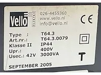 2005 vello t64-3 bouw aansluitkast / omvormer - afbeelding 6 van  6