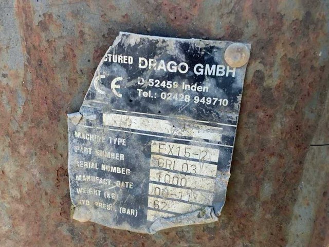 2005 volvo ec15b xr minigraafmachine met cw05 snelwissel en 3 graafbakken - afbeelding 27 van  33