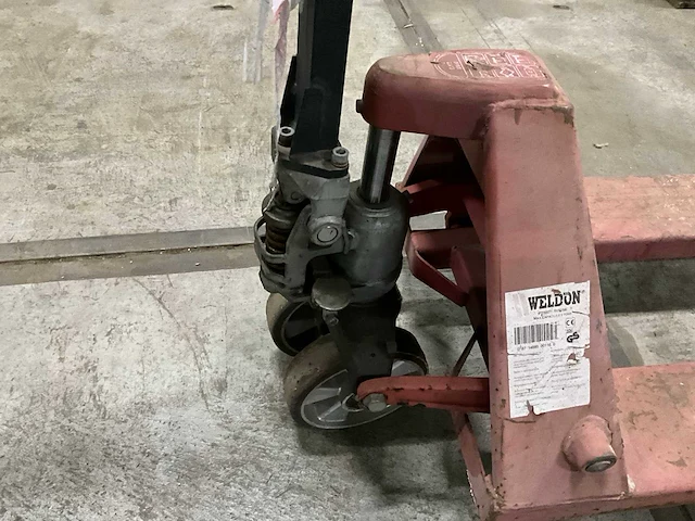 2005 weldon p2300t hand hydraulische palletwagen - afbeelding 6 van  6