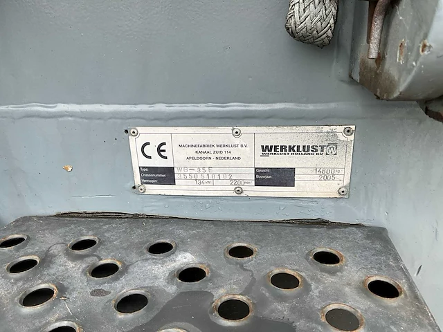 2005 werklust wg 35 e shovel - afbeelding 26 van  35