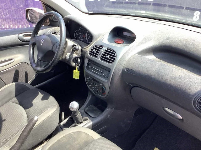 2006 - peugeot - 206 - 1.4 air-line 3 - personenauto - afbeelding 10 van  12