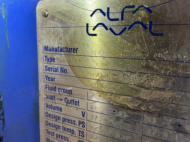 2006 alfa laval tl10bfm platenwarmtewisselaar - afbeelding 3 van  14