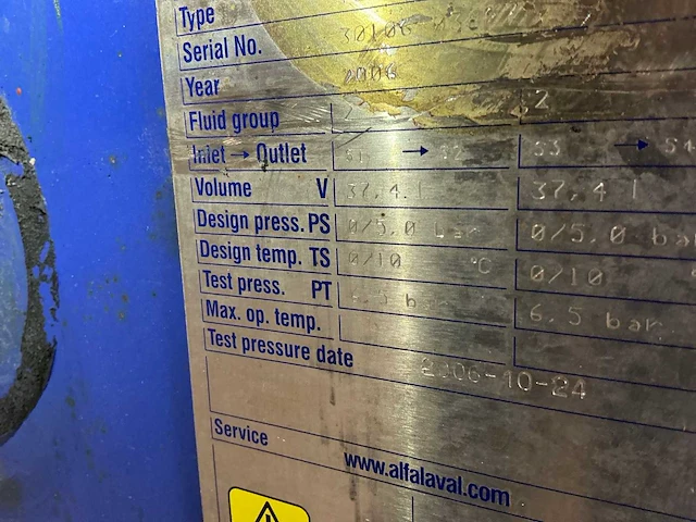 2006 alfa laval tl10bfm platenwarmtewisselaar - afbeelding 6 van  14