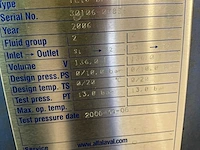 2006 alfa laval tl10bfm platenwarmtewisselaar - afbeelding 2 van  10