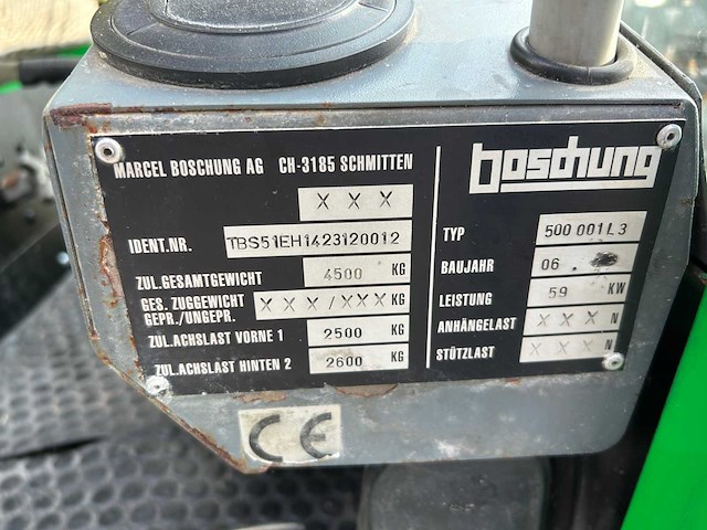 2006 boschung l3 pony werktuigdrager / straatreinigingsmachine - afbeelding 7 van  22