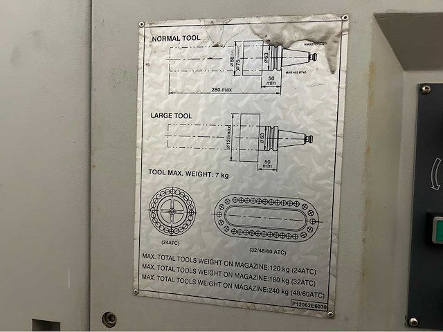 2006 bridgeport 5ax-500 xp3 cnc universele machinecentrum - afbeelding 7 van  16