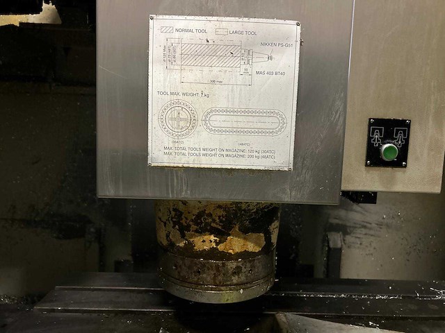 2006 bridgeport vmc 1000xp3 cnc universeel machinecentrum - afbeelding 18 van  18