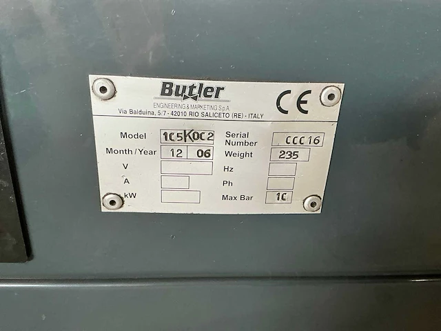 2006 butler airhydraulic banden de-en montageapparaat - afbeelding 10 van  18