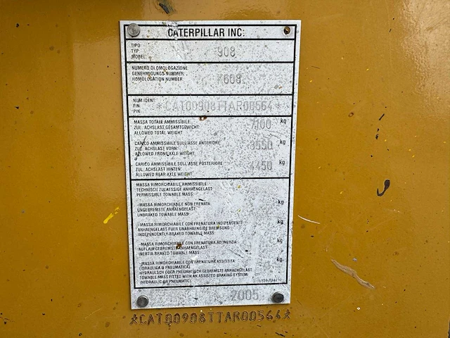 2006 caterpillar 908 908 908h 906 shovel (4x) (wegens contractbreuk) - afbeelding 59 van  63