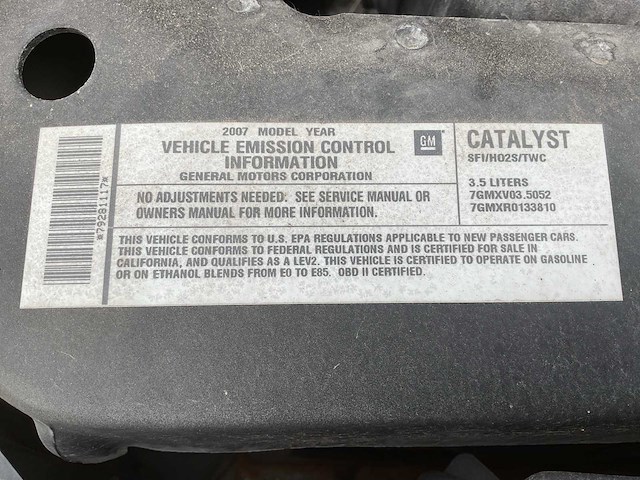 2006 chevrolet sedan impala ls flexfuel personenauto - afbeelding 8 van  19