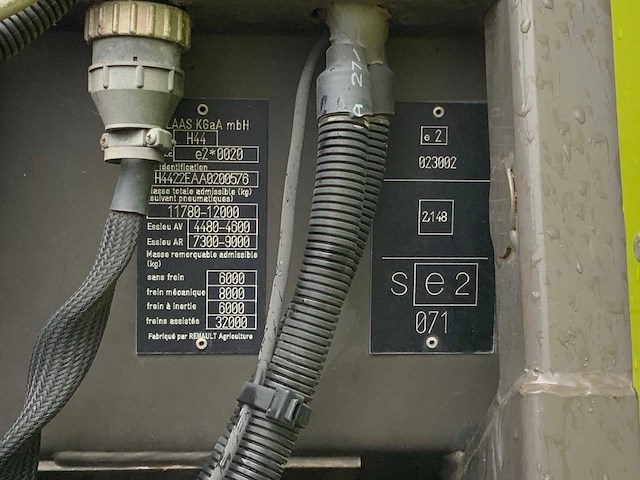 2006 claas ares 826 rz vierwielaangedreven landbouwtractor - afbeelding 28 van  34