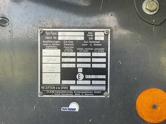 2006 claas lexion 570 maaidorser, 3425h - afbeelding 25 van  25