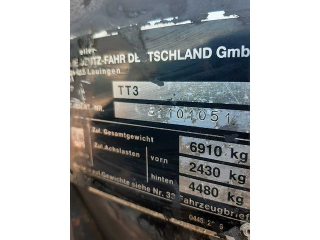 2006 deutz-fahr agrotron 108 vierwielaangedreven landbouwtractor - afbeelding 41 van  48