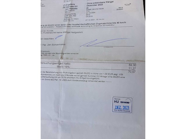 2006 deutz-fahr agrotron 108 vierwielaangedreven landbouwtractor - afbeelding 42 van  48