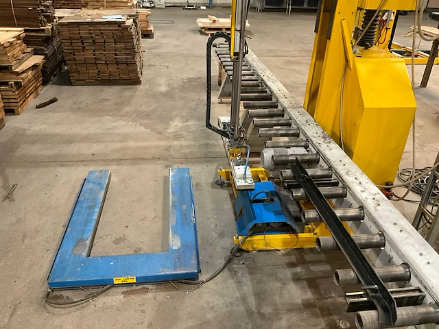 2006 duivestein rp2 automatische vacuümheffer v.v. vacuümkussen 120x12cm, lengte meetsysteem, heftafel 1.000kg - afbeelding 10 van  13